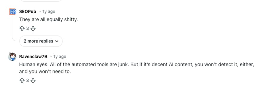 People don't like AI detectors