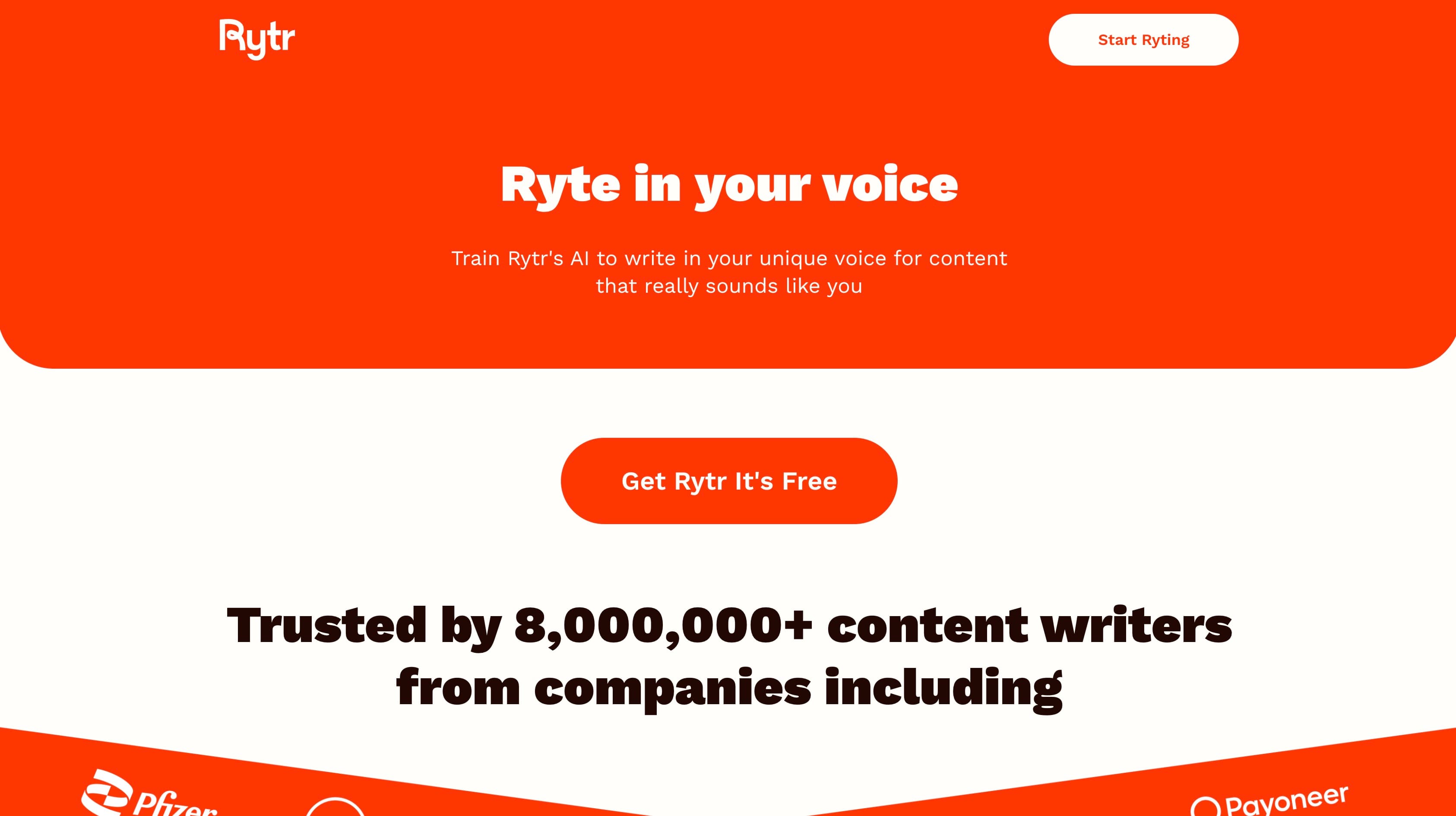 Rytr MyVoice