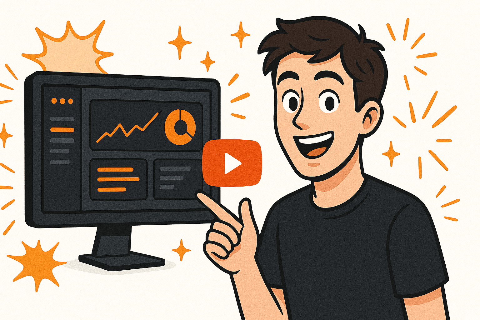 Happy influencer making commission from Machined