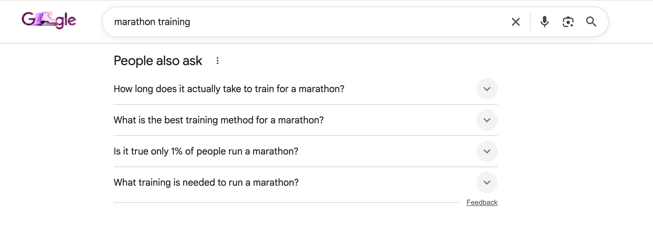 People also ask about marathon training